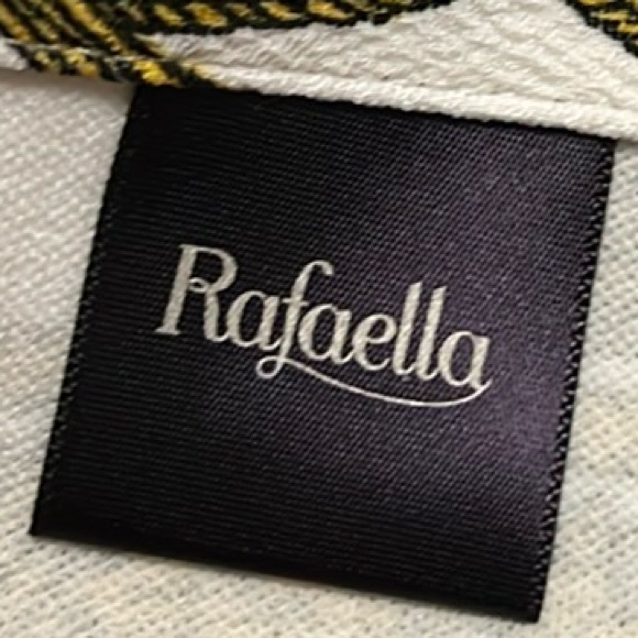 Rafaella, Kimono Sleeves, Casual, Scoop Neckline Top, Multi, S - Picture 4 of 6